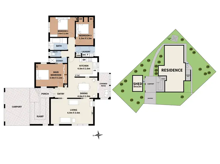 Floorplan of Homely house listing, 2 Scott Court, Korumburra VIC 3950