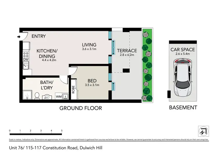 Floorplan of Homely apartment listing, 76/115-117 Constitution Road, Dulwich Hill NSW 2203