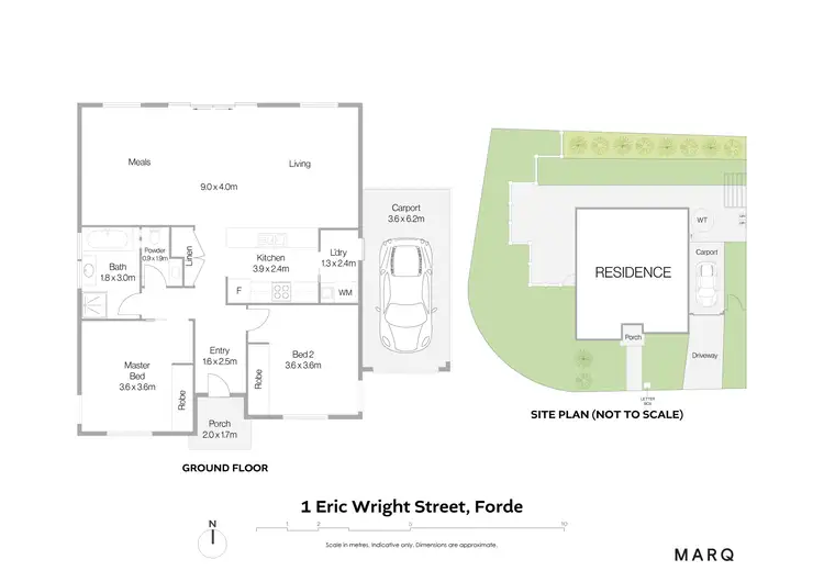 Floorplan of Homely house listing, 1 Eric Wright Street, Forde ACT 2914