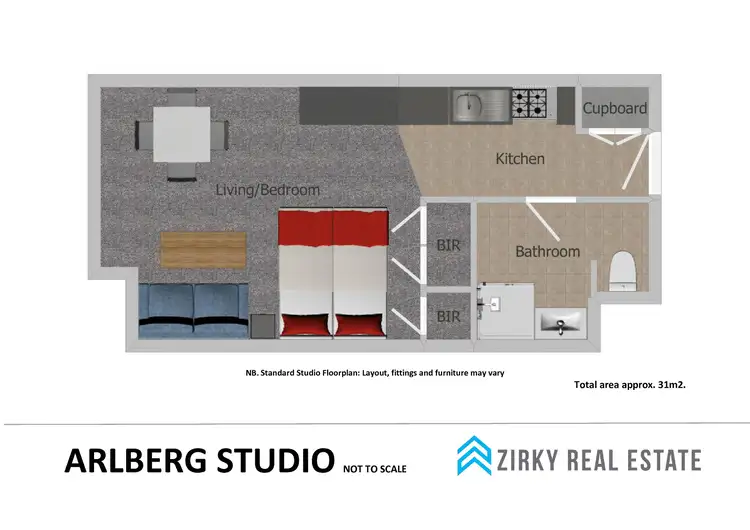 Floorplan of Homely studio listing, 115 Arlberg, Mount Hotham VIC 3741