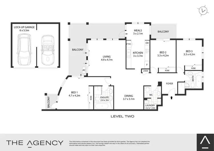 Floorplan of Homely apartment listing, 6/9 Figtree Avenue, Abbotsford NSW 2046