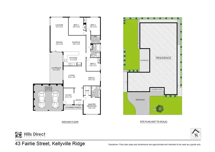 Floorplan of Homely house listing, 43 Fairlie Street, Kellyville Ridge NSW 2155