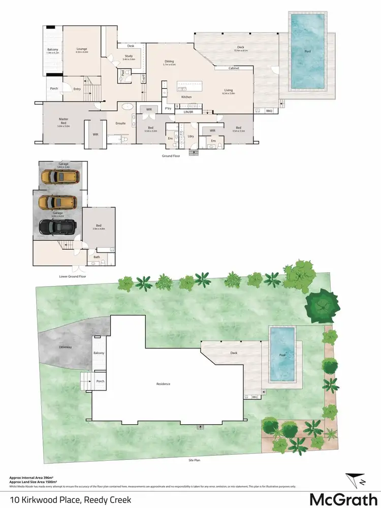 Floorplan of Homely house listing, 10 Kirkwood Place, Reedy Creek QLD 4227