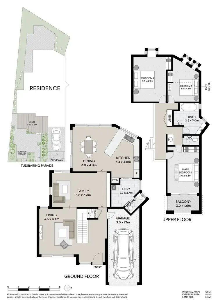 Floorplan of Homely townhouse listing, 10B Tudibaring Parade, Macmasters Beach NSW 2251