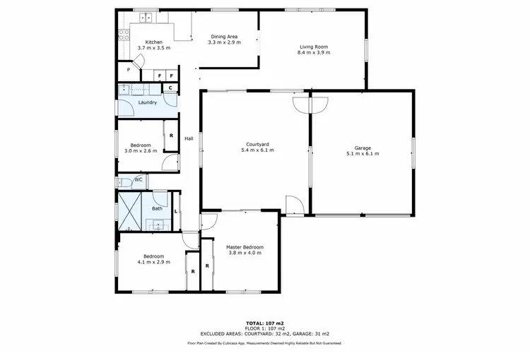 Floorplan of Homely house listing, 151 Kern Brothers Drive, Thuringowa Central QLD 4817