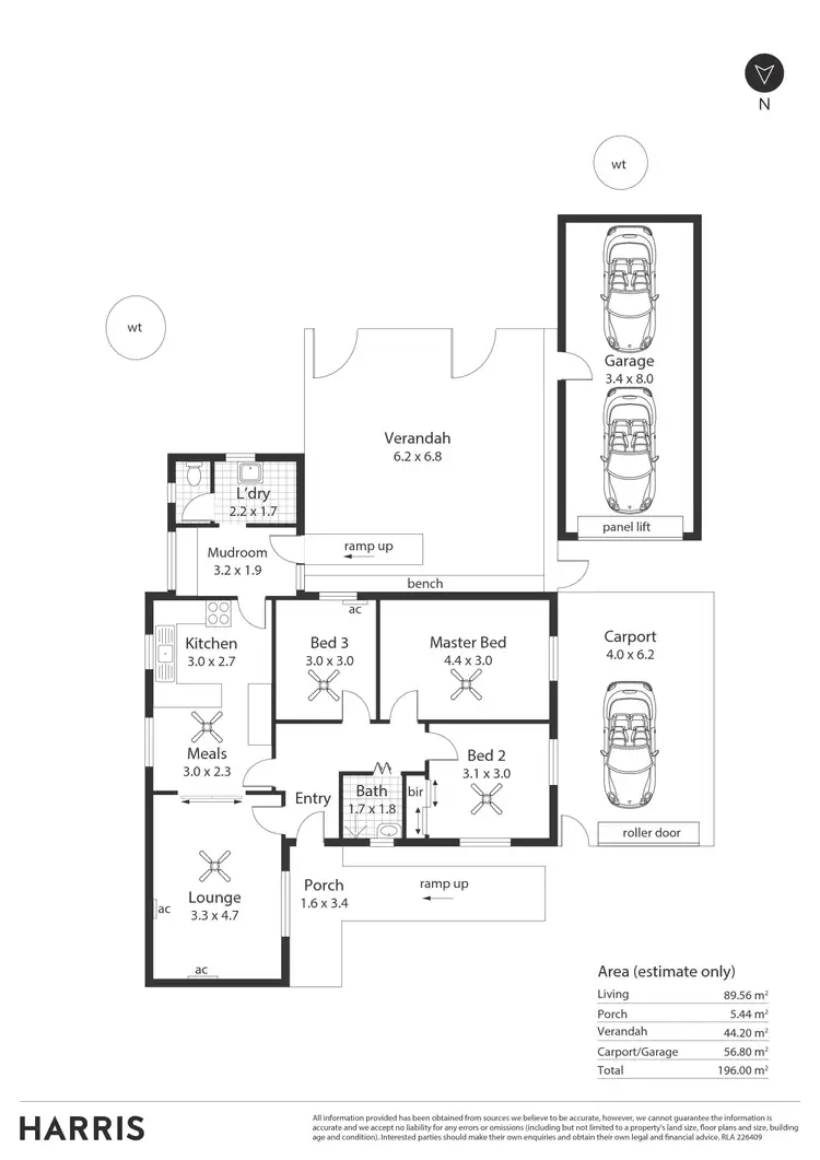 Floorplan of Homely house listing, 6 Solvay Road, Taperoo SA 5017