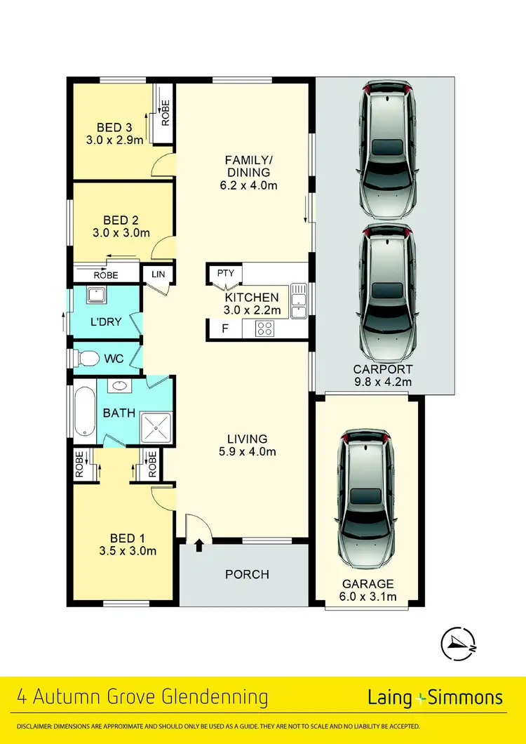 Floorplan of Homely house listing, 4 Autumn Grove, Glendenning NSW 2761