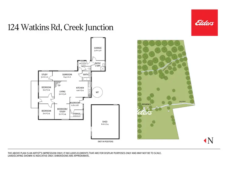 Floorplan of Homely rural property listing, 124 Watkins Road, Creek Junction via, Strathbogie VIC 3666
