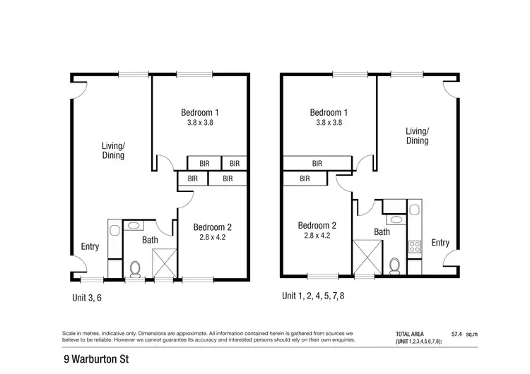 Floorplan of Homely block of units listing, 9 Warburton Street, North Ward QLD 4810