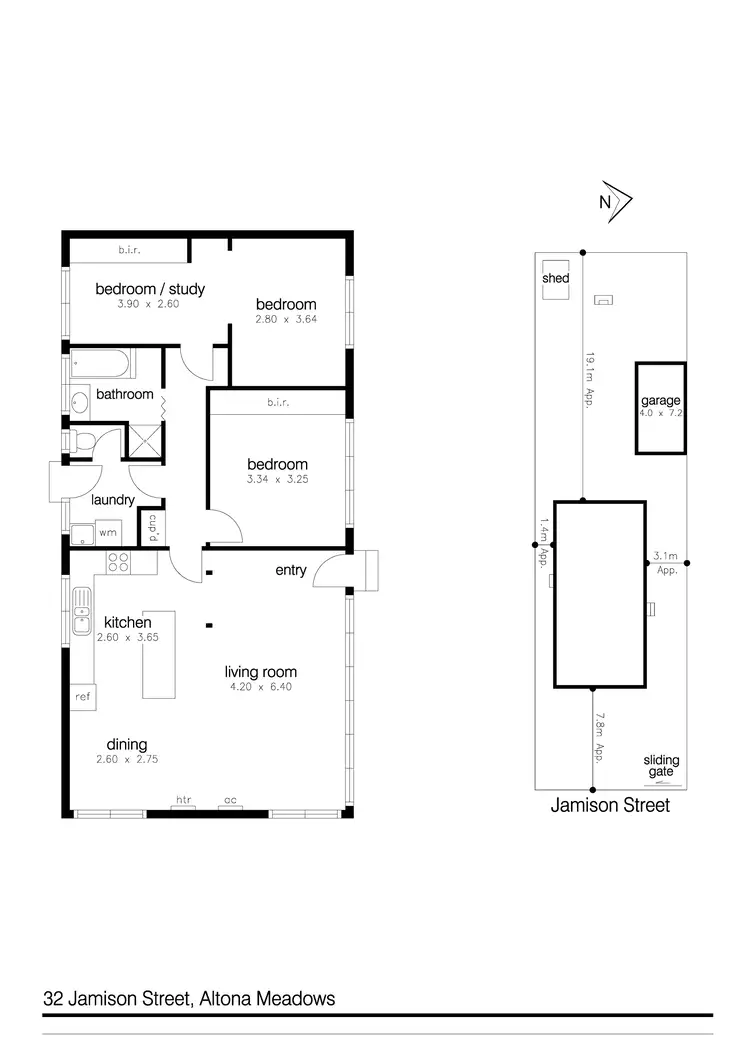 Floorplan of Homely house listing, 32 Jamison Street South, Altona Meadows VIC 3028