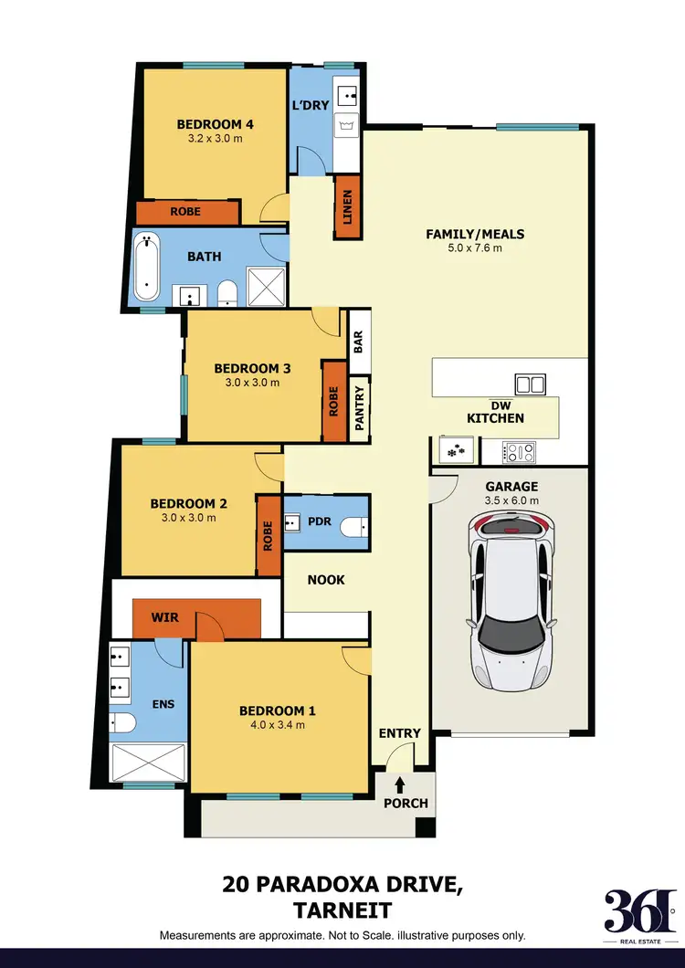 Floorplan of Homely house listing, 20 Paradoxa Drive, Tarneit VIC 3029