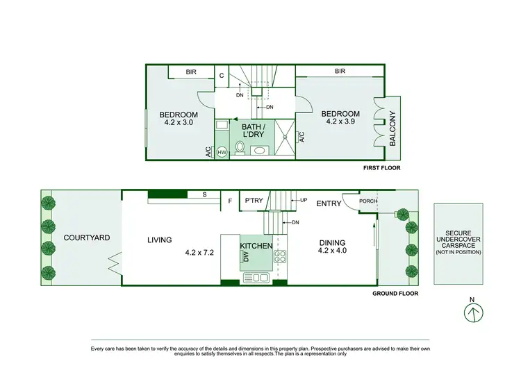 Floorplan of Homely townhouse listing, 11/11 St Edmonds Road, Prahran VIC 3181