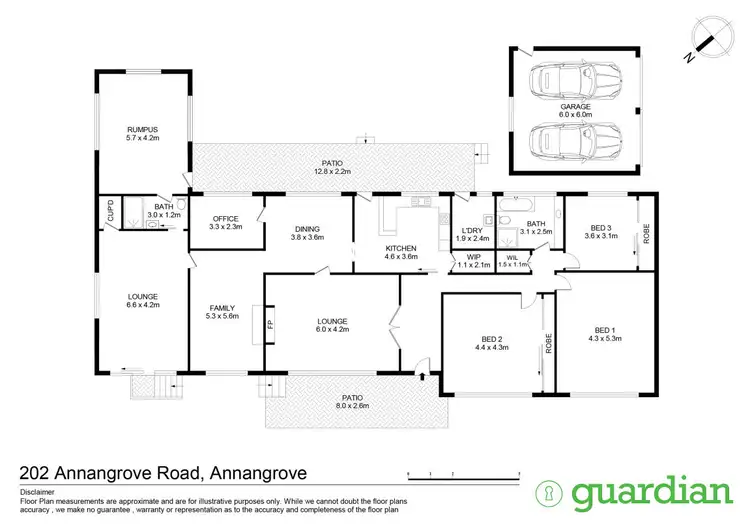 Floorplan of Homely rural property listing, 202 Annangrove Road, Annangrove NSW 2156