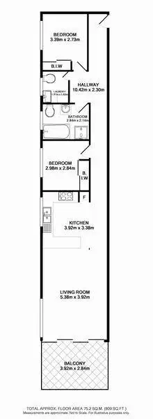 Floorplan of Homely unit listing, 4/27 Mercury Street, Wollongong NSW 2500