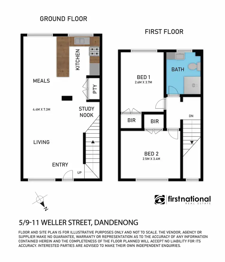 Floorplan of Homely apartment listing, 5/9-11 Weller Street, Dandenong VIC 3175