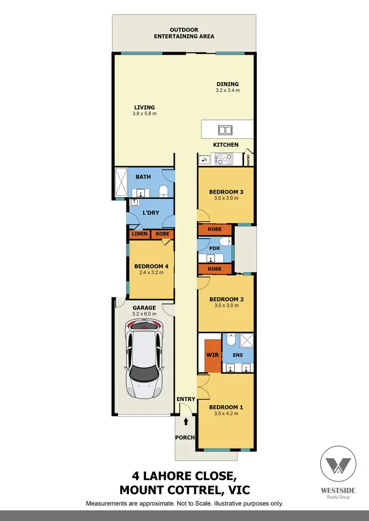 Floorplan of Homely house listing, 4 Lahore Close, Tarneit VIC 3029