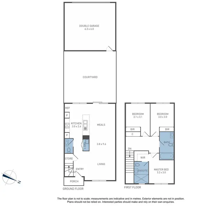 Floorplan of Homely townhouse listing, 64 Wireless Drive, Aintree VIC 3336