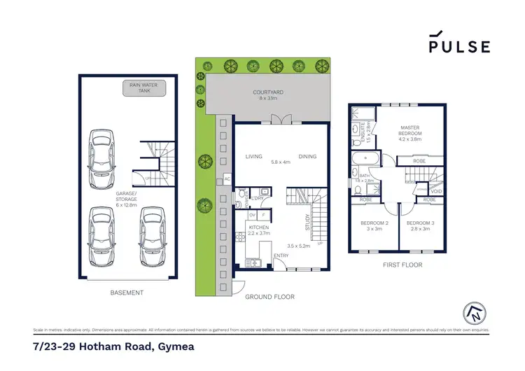 Floorplan of Homely townhouse listing, 7/23-29 Hotham Road, Gymea NSW 2227