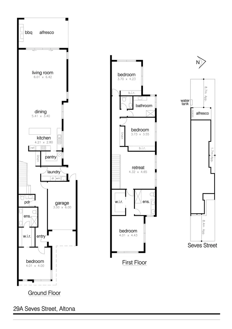 Floorplan of Homely house listing, 29a Seves Street, Altona VIC 3018