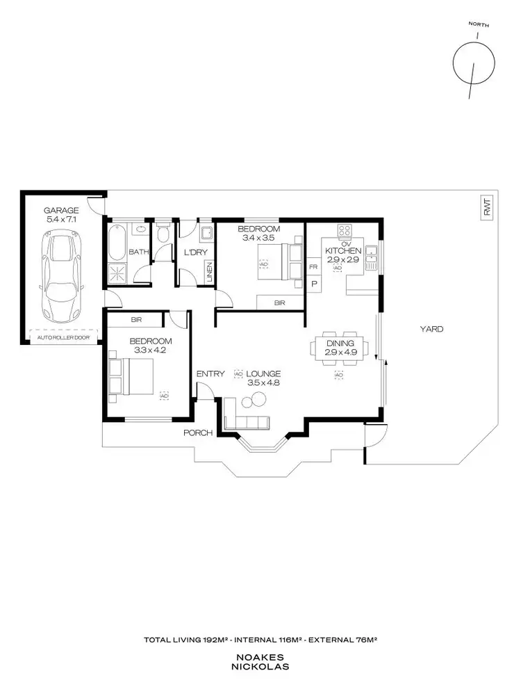 Floorplan of Homely unit listing, 4/200 Diagonal Road, Warradale SA 5046