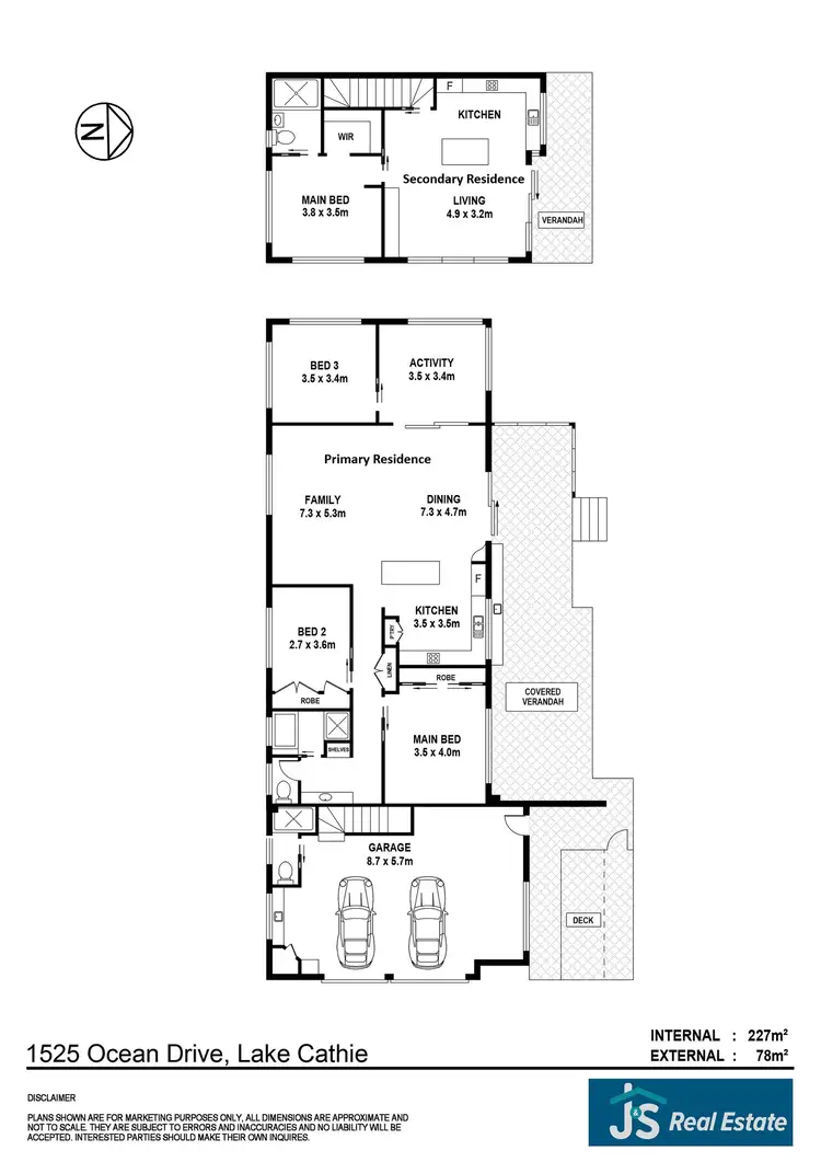 Floorplan of Homely house listing, 1525 Ocean Drive, Lake Cathie NSW 2445
