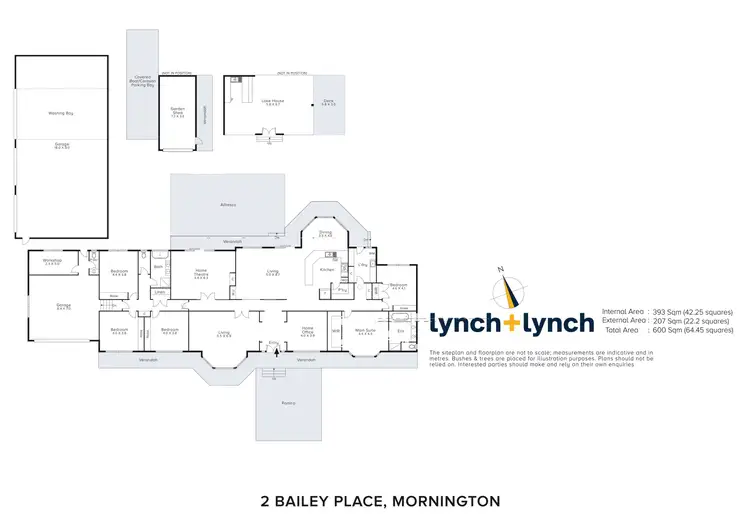Floorplan of Homely house listing, 2 Bailey Place, Mornington VIC 3931