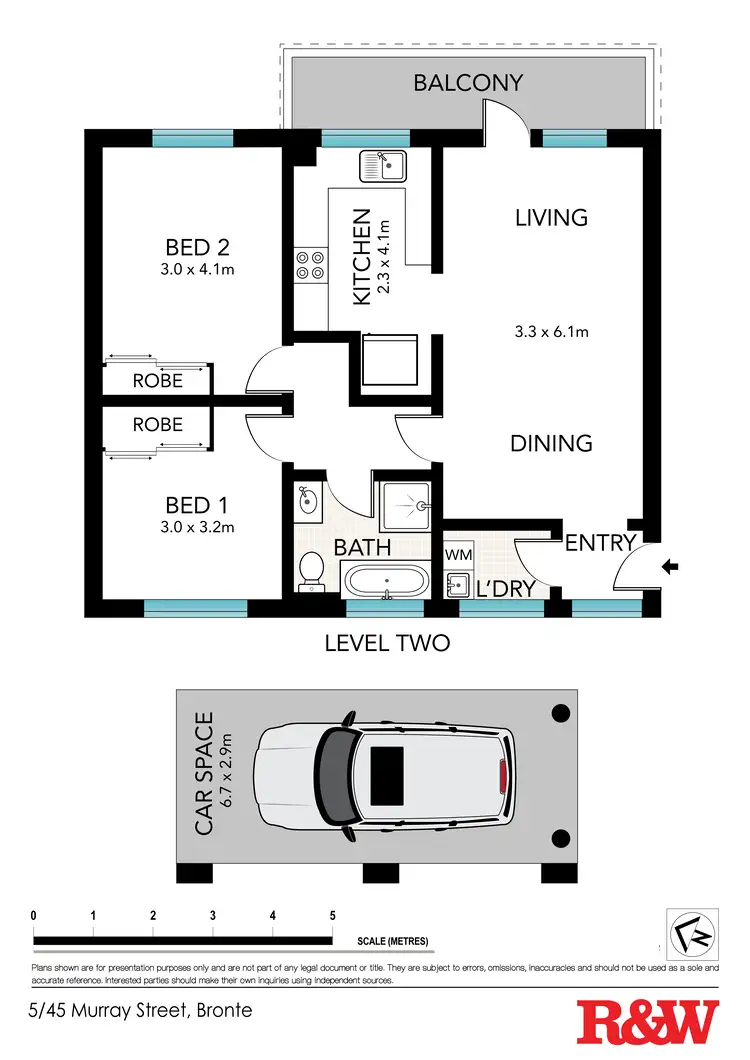 Floorplan of Homely apartment listing, 5/45 Murray Street, Bronte NSW 2024
