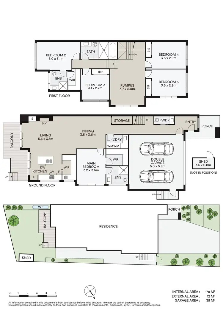Floorplan of Homely townhouse listing, 78A St Clems Road, Doncaster East VIC 3109