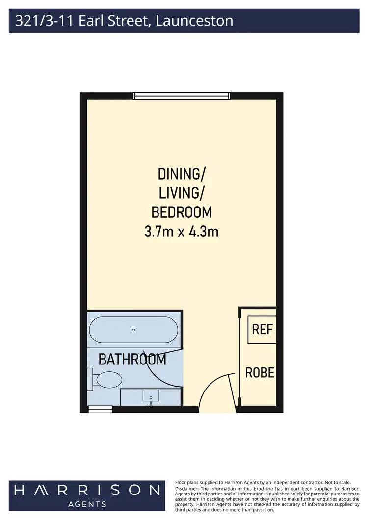 Floorplan of Homely unit listing, 321 & 408/3-11 Earl Street, Launceston TAS 7250