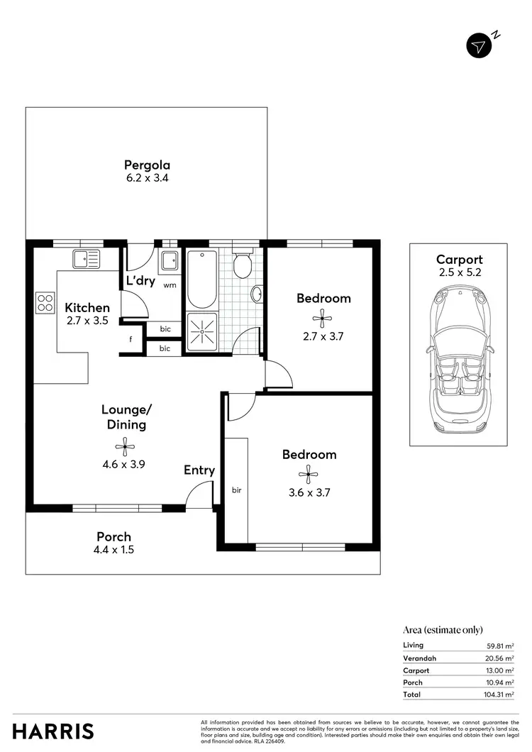 Floorplan of Homely unit listing, 3/9 Trafford Road, Campbelltown SA 5074