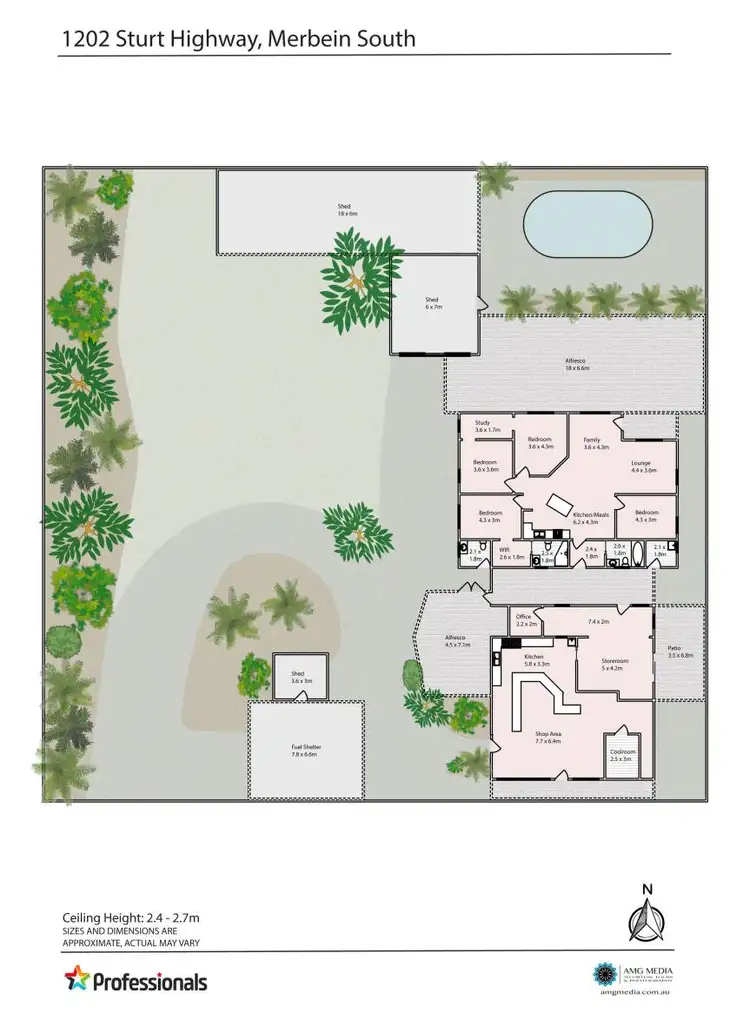 Floorplan of Homely house listing, 1202 Sturt Highway, Merbein South VIC 3505