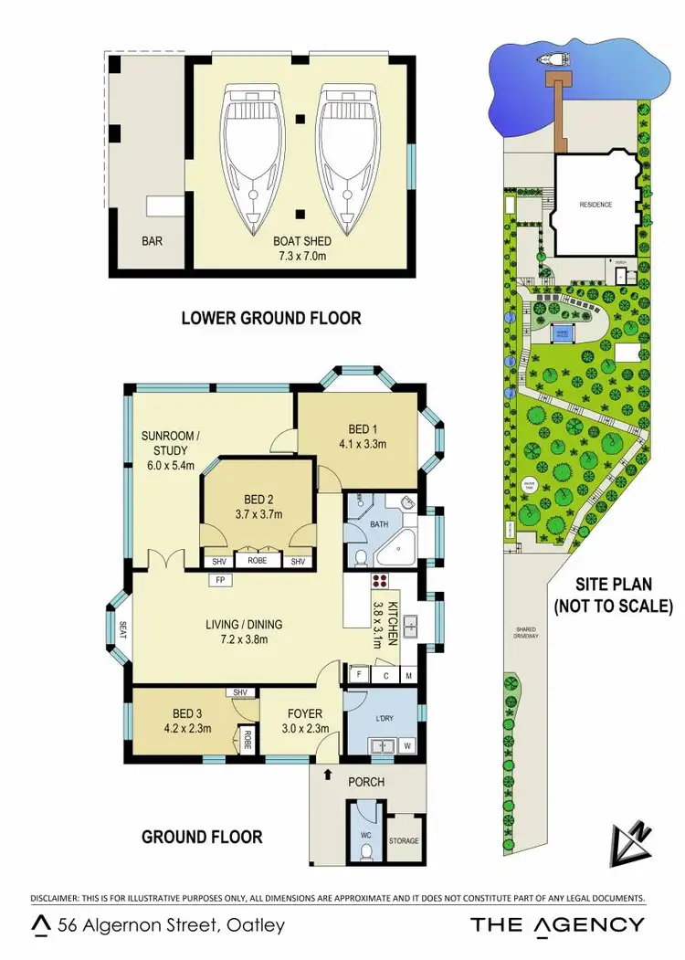 Floorplan of Homely house listing, 56 Algernon Street, Oatley NSW 2223