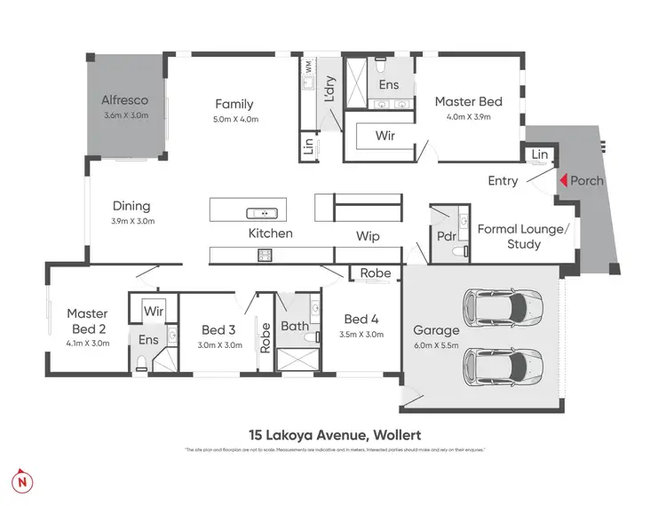 Floorplan of Homely house listing, 15 Lakoya Avenue, Wollert VIC 3750