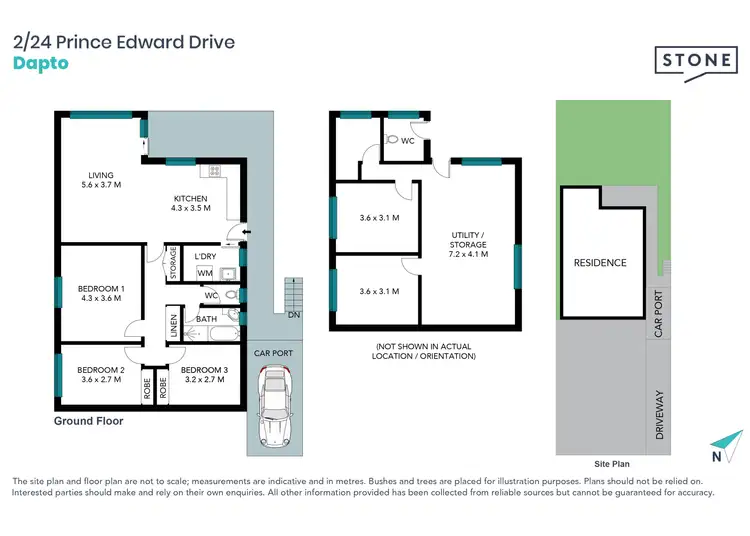 Floorplan of Homely semi-detached listing, 2/24 Prince Edward Drive, Dapto NSW 2530