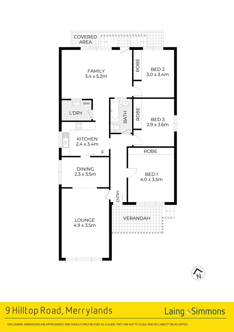 Floorplan of Homely house listing, 9 Hilltop Road, Merrylands NSW 2160