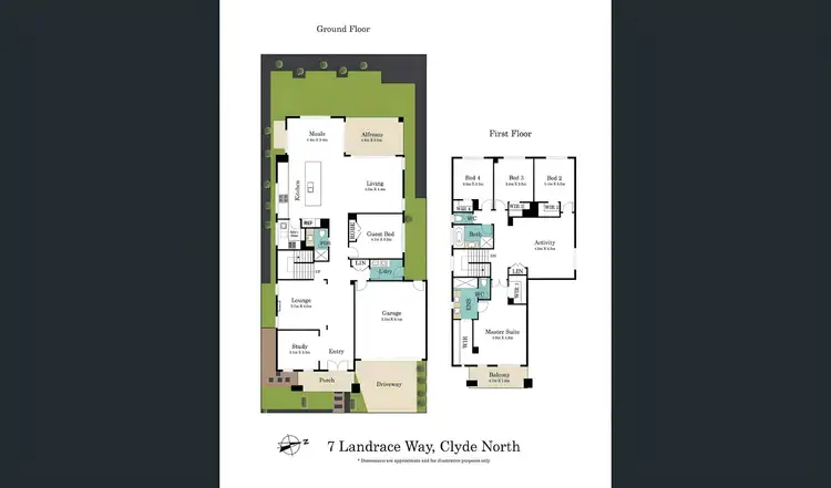 Floorplan of Homely house listing, 7 Landrace Way, Clyde North VIC 3978