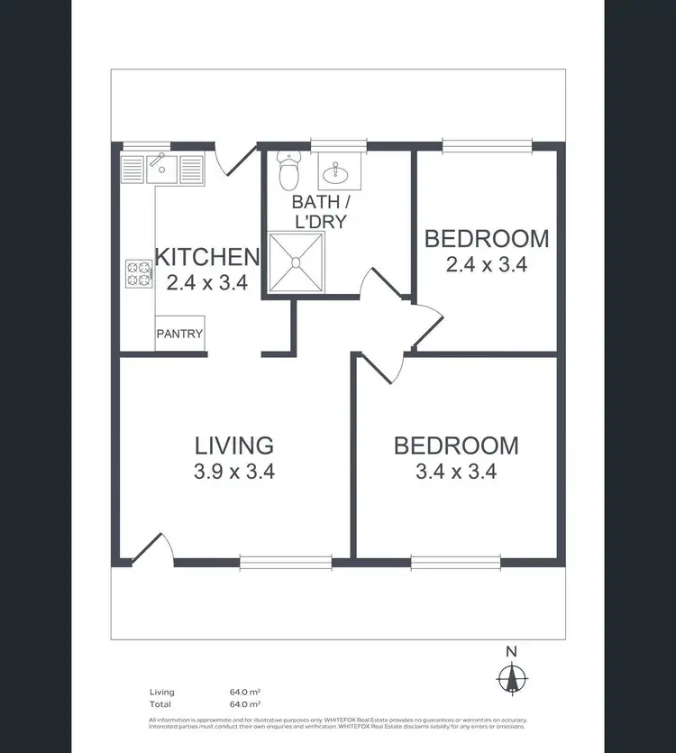 Floorplan of Homely house listing, 43/3 Noblet Street, Findon SA 5023