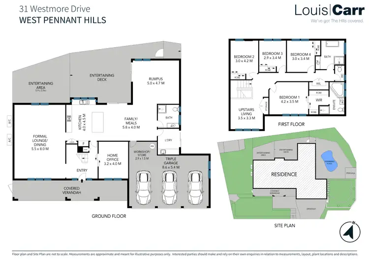 Floorplan of Homely house listing, 31 Westmore Drive, West Pennant Hills NSW 2125