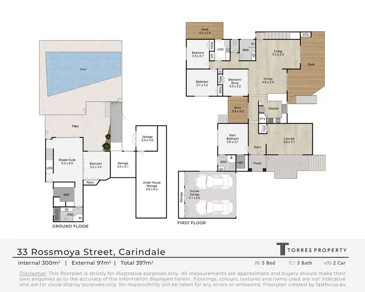 Floorplan of Homely house listing, 33 Rossmoya Street, Carindale QLD 4152