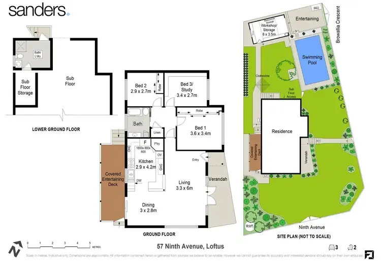 Floorplan of Homely house listing, 57 Ninth Avenue, Loftus NSW 2232