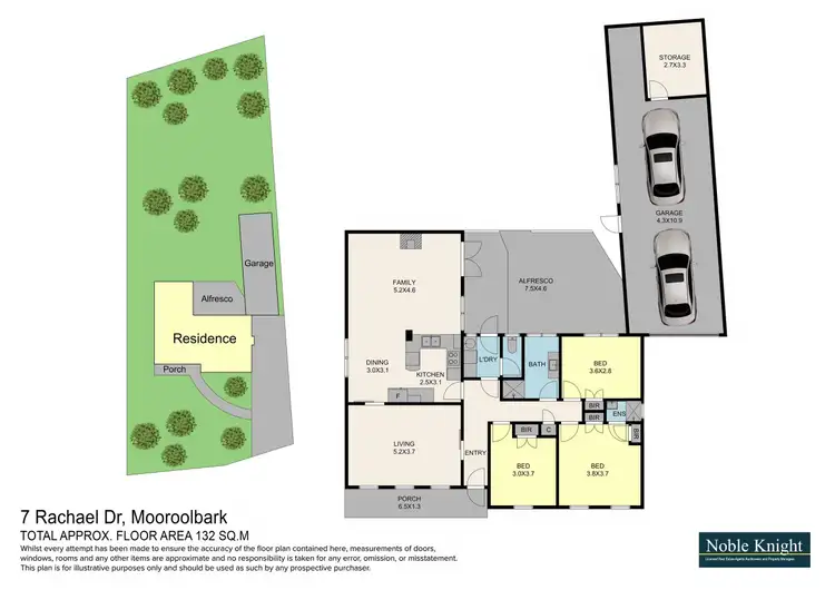 Floorplan of Homely house listing, 7 Rachael Drive, Mooroolbark VIC 3138