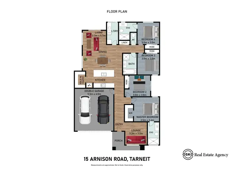 Floorplan of Homely house listing, 15 Arnison Street, Tarneit VIC 3029