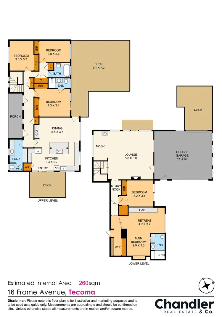 Floorplan of Homely house listing, 16 Frame Avenue, Tecoma VIC 3160