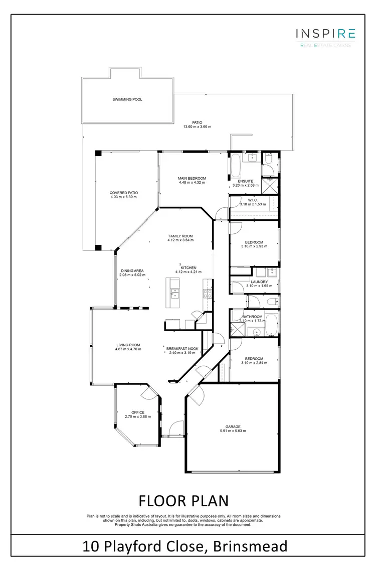 Floorplan of Homely house listing, 10 Playford Close, Brinsmead QLD 4870