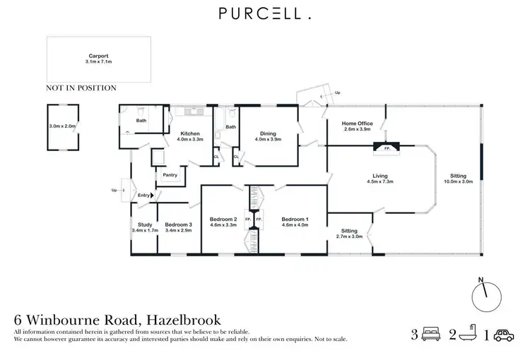 Floorplan of Homely house listing, 6 Winbourne Road, Hazelbrook NSW 2779