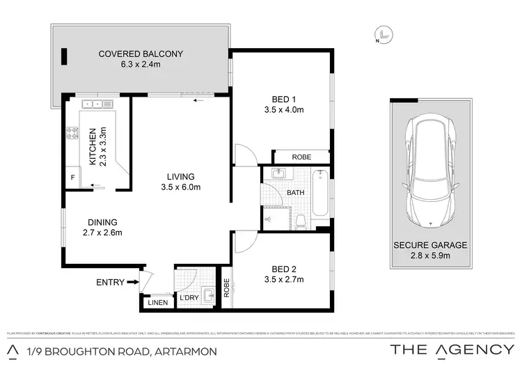 Floorplan of Homely apartment listing, 1/9 Broughton Road, Artarmon NSW 2064