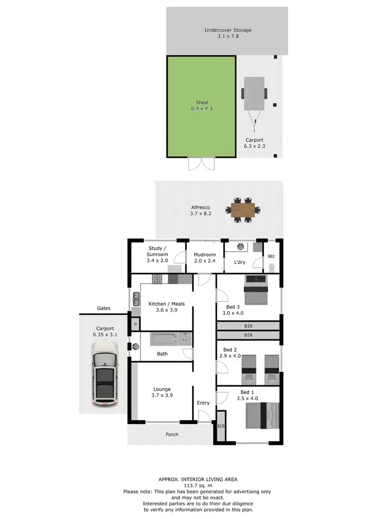 Floorplan of Homely house listing, 106 Tarakan Street, Wodonga VIC 3690