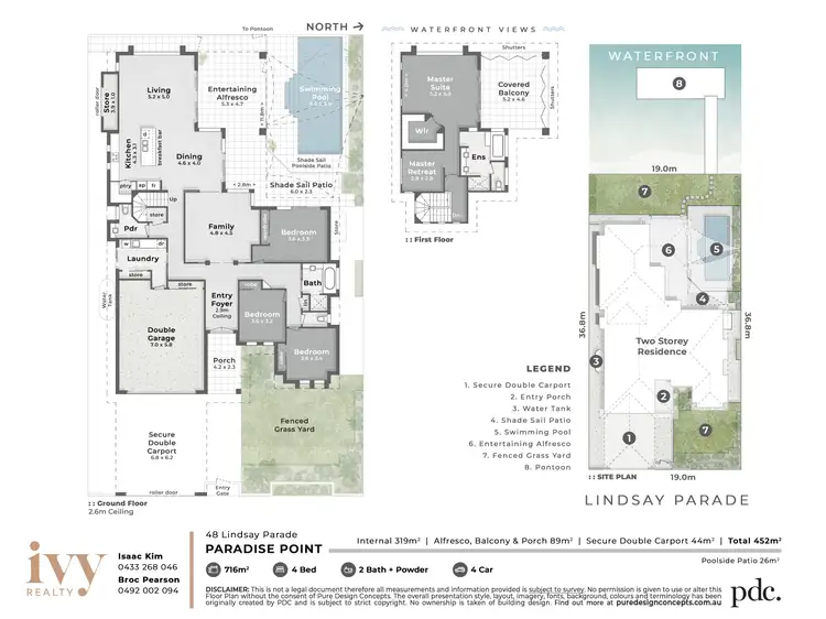 Floorplan of Homely house listing, 48 Lindsay Parade, Paradise Point QLD 4216