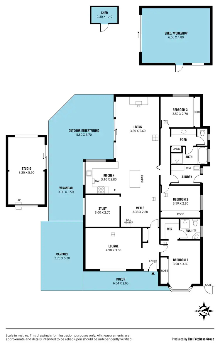 Floorplan of Homely house listing, 20 Oakhill Crescent, Morphett Vale SA 5162