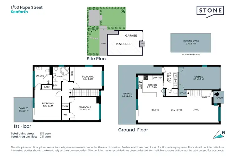 Floorplan of Homely townhouse listing, 1/53 Hope Street, Seaforth NSW 2092